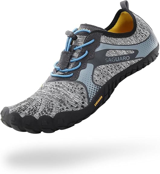 SAGUARO Unisex Mid Top Barefoot Shoes Men Women Trail Running Fitness SAGUARO Unisex Mid Top Barefoot Shoes Men Women Trail Running Fitness