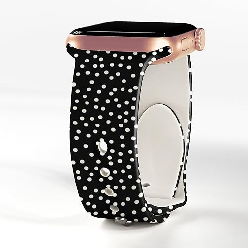 Miniatura 8 de FoxiBands Correa de reloj floral  Compatible con correas iWatch de 1.772 pulgadas, 1.732 pulgadas, 1.654 pulgadas, 1.614 pulgadas, 1.575 pulgadas,
