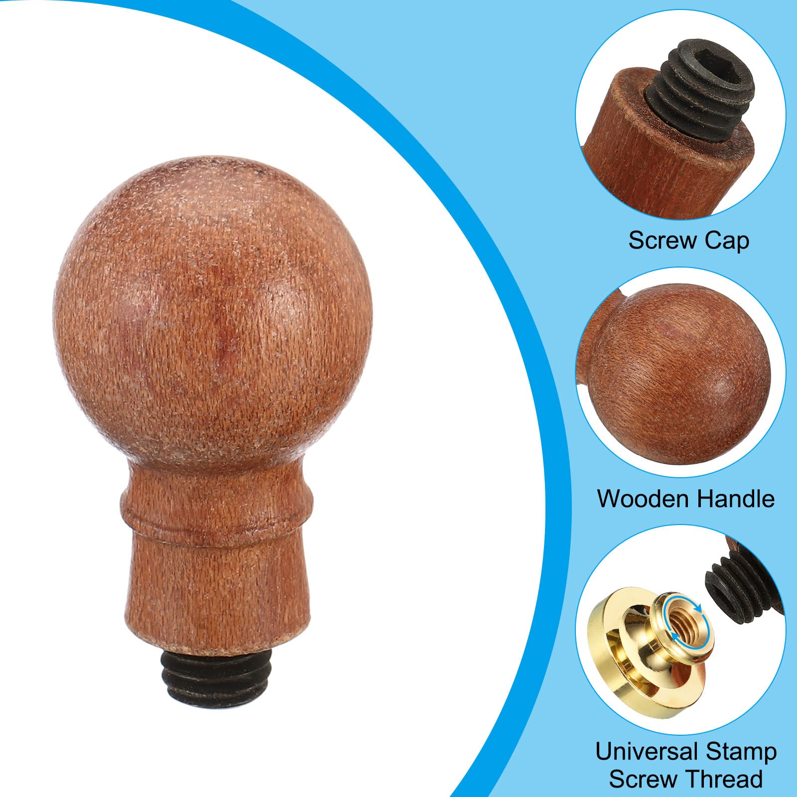 PATIKIL Wax Seal Stamp Handle Only - Image 3