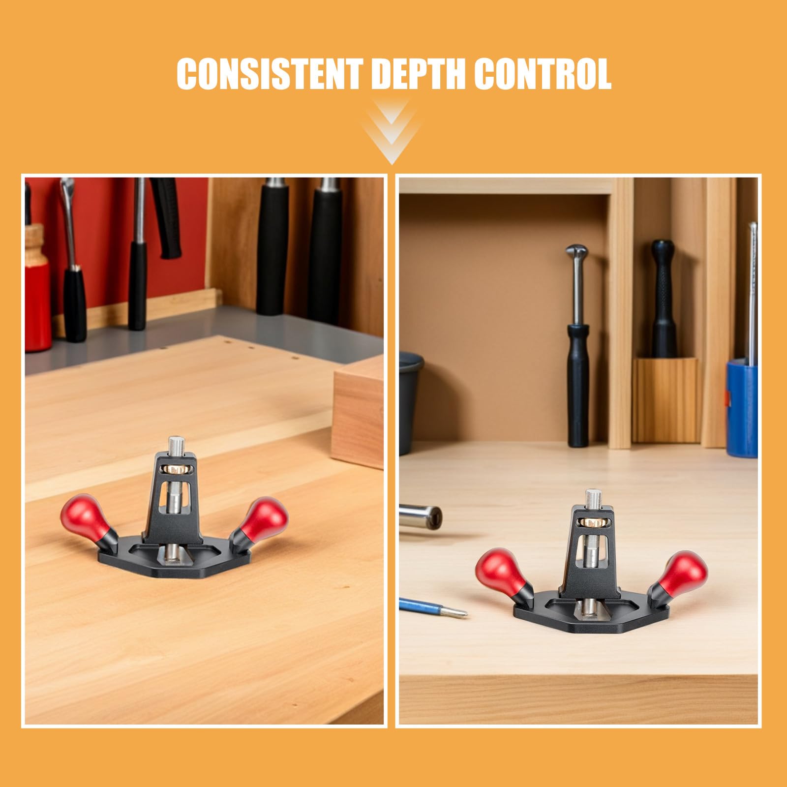 DOITOOL Cepillo de fresado para carpintería - Cepilladora manual para carpintería - Cepillo de fresado para un corte fino y preciso de la madera