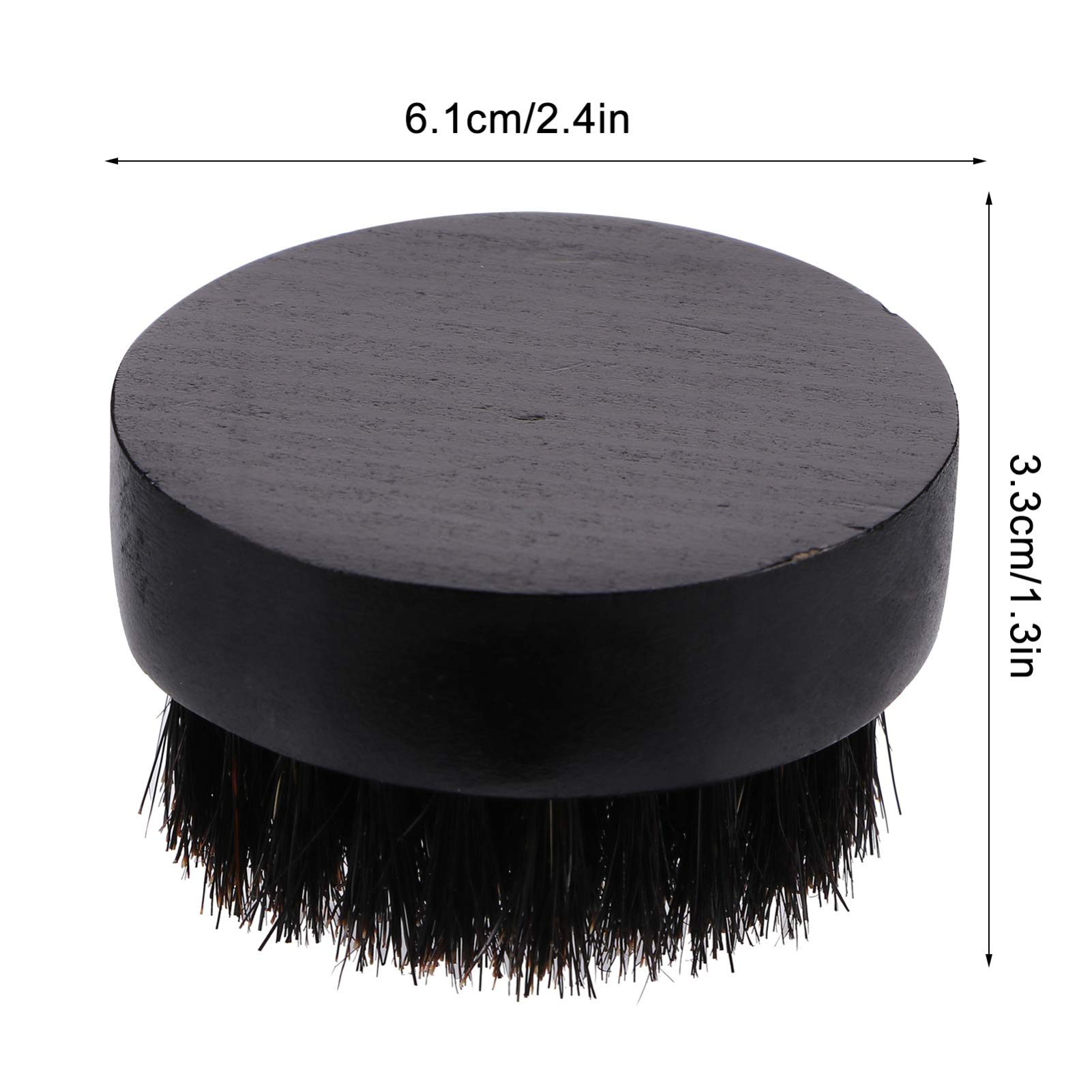 FOMIYES 1pc Natural Wood Handle Men's Beard Styling Brush Bristle Beard Brush for Men Beard Conditioner for Men Hair Styling Tool Black