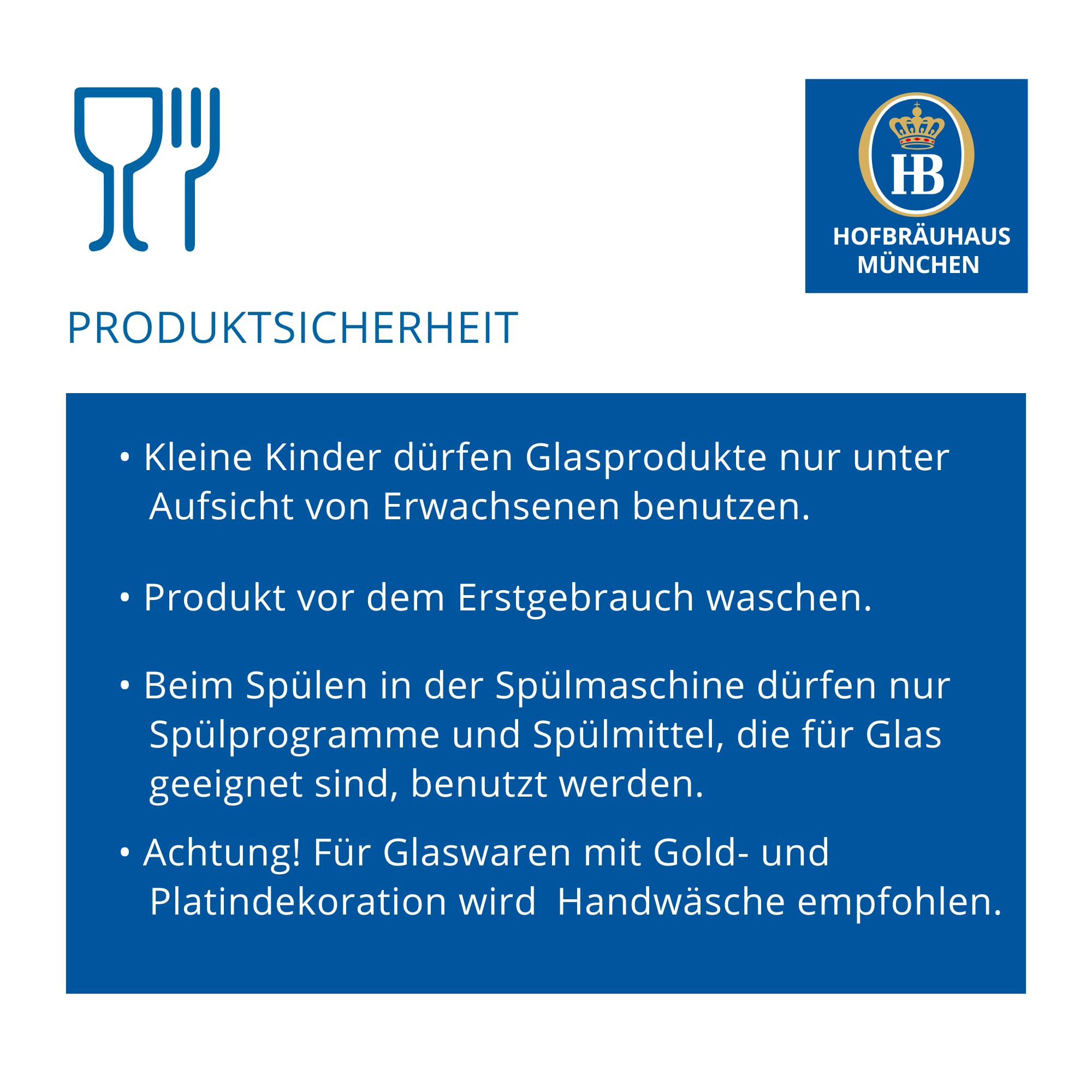 Hofbräuhaus München Isarseidel Lot de 6 chopes à bière de 0,5 l - Chope à bière - Chope à bière avec blason HB et inscription traditionnelle (6 pièces, 0,5 l)