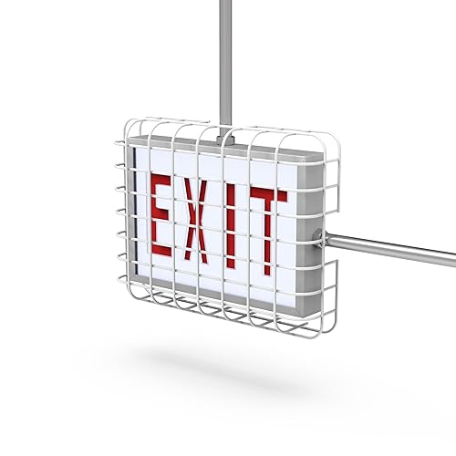 SC900-W2 Universal Mount, Exit Sign Damage Stopper Cage, Protective Polyester