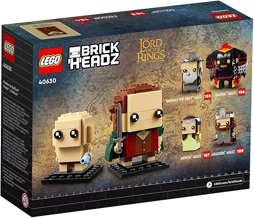 Miniatura 3 de LEGO BrickHeadz Frodo  Gollum 40630 El señor de los anillos