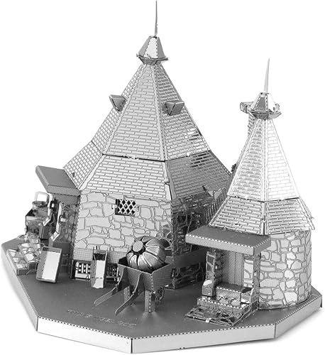 Miniatura 2 de Metal Earth Fascinations Harry Potter Rubeus Hagrid Hut Kit de modelo de metal 3D con pinzas