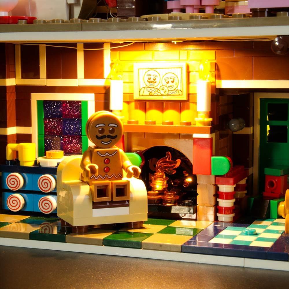 LIGHTAILING Light Set for (Creator Gingerbread House) Building Blocks Model - Led Light kit Compatible with Lego 10267(NOT Included The Model)