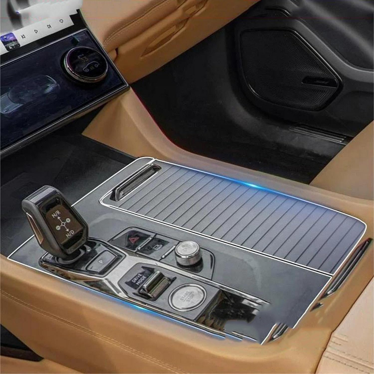Film protection LYNK CO 09 haut de gamme en TPU transparent pour interieur et console LQUNGE