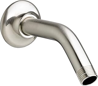 American Standard 1660240.295 Wall Mount Standard Shower Head Arm and Flange, Brushed Nickel