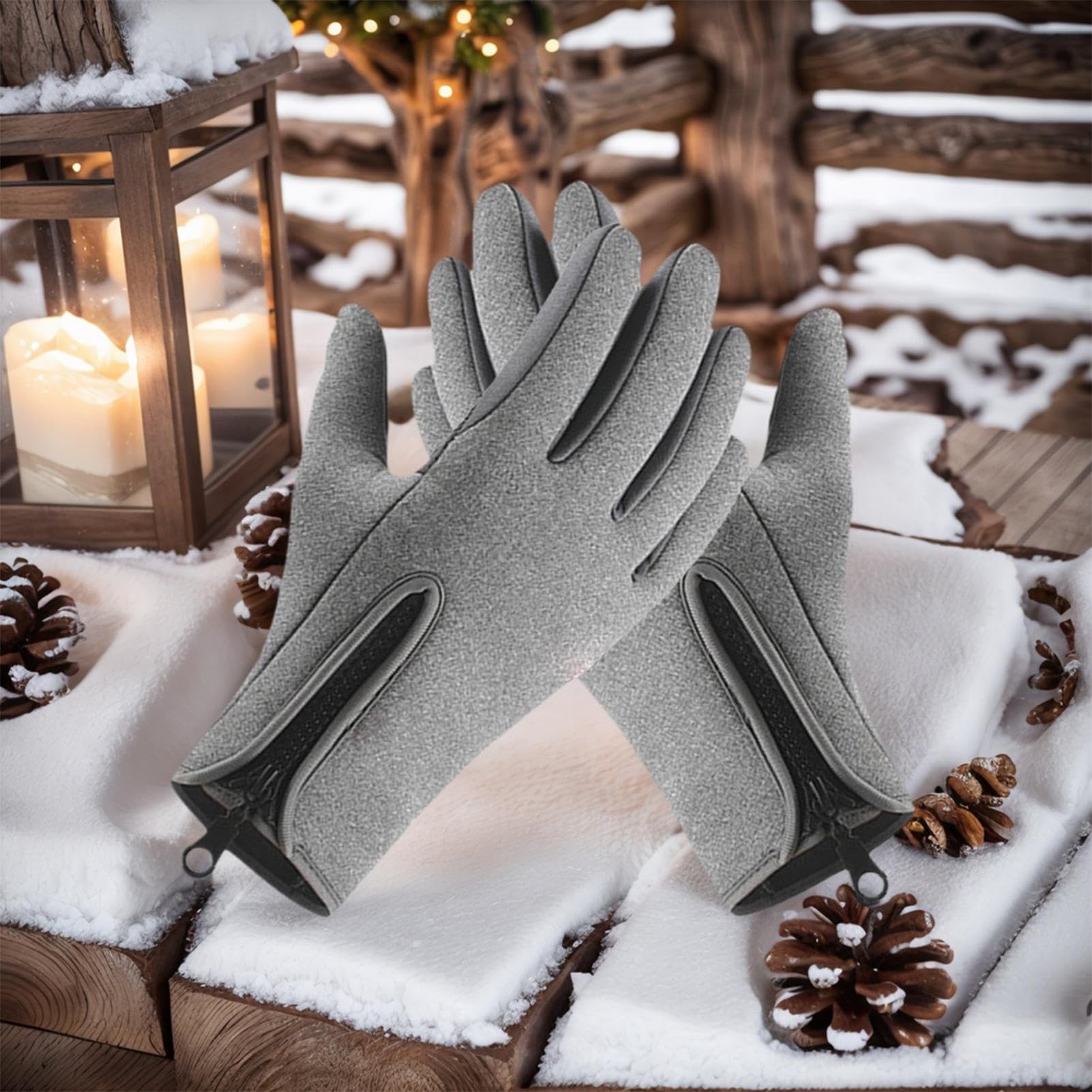 Warme Handschuhe für Herren – wasserdichte, warme Fäustlinge, winddichte Damen-Winterhandschuhe
