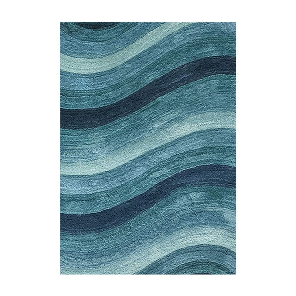 Tapis lignes épurées et design moderne pour salon contemporain