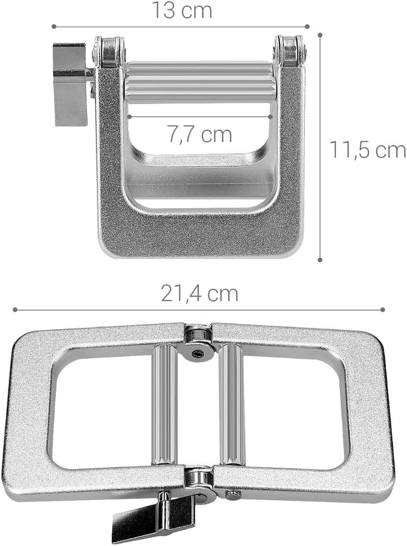 kwmobile Metal Toothpaste Tube Squeezer - Large Multifunctional Tube Wringer Roller Dispenser for Hair Color Dye, Paint Tubes, Hand Cream, Cosmetics : Health & Household