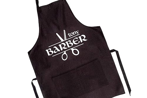 Personalized Barber Cape, Custom Salon Haircut Capes, Haircut Hairdressing Apron with Pockets, Barbershop Stuff, Barber Gifts for Men, Barber