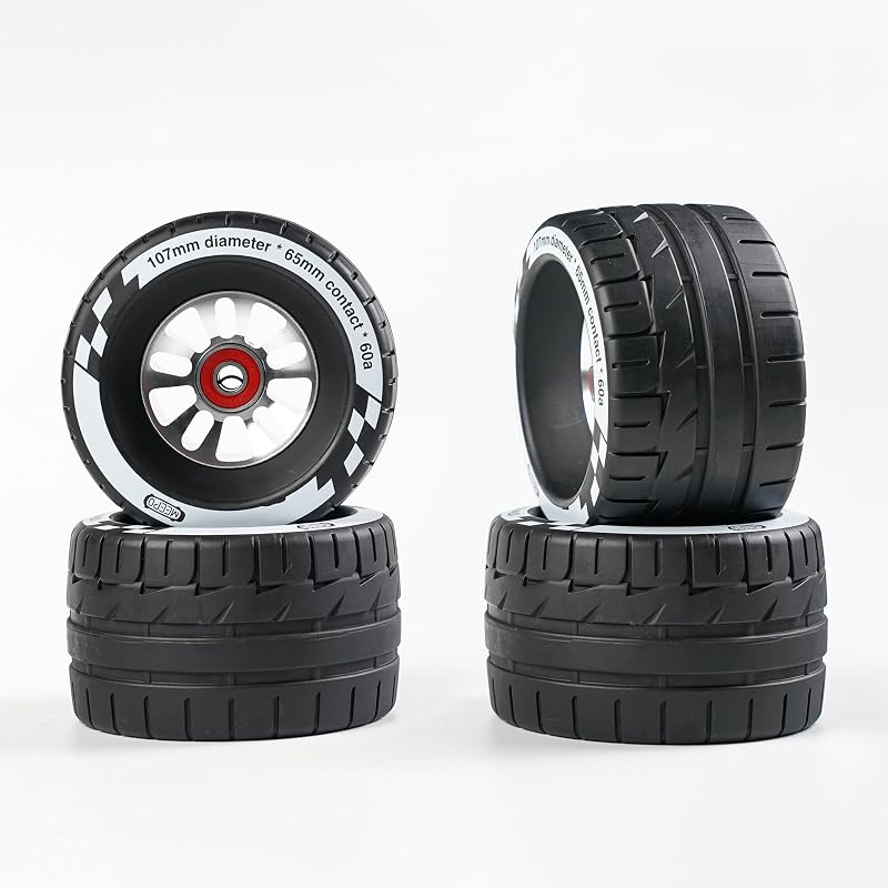 Meepo Cyclone 107s Rubber Wheels – Exclusive 107mm Comfort Grip Upgrade for MEEPO Electric Skateboard Longboard