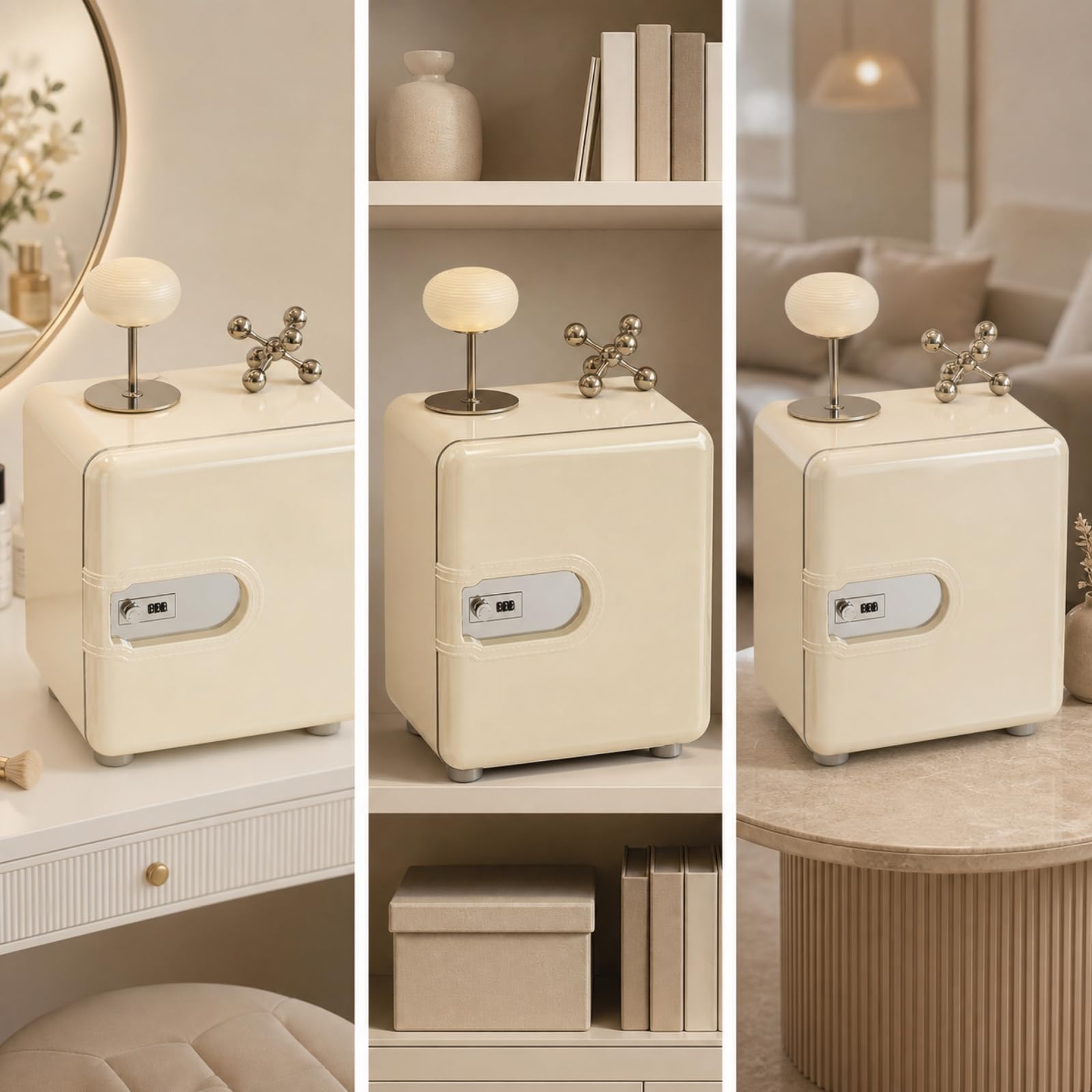 kowaku Boîte Rangement Bureau à Combinaison Polyvalente Boîte Rangement illable à Code Solide pr Zone D'étude