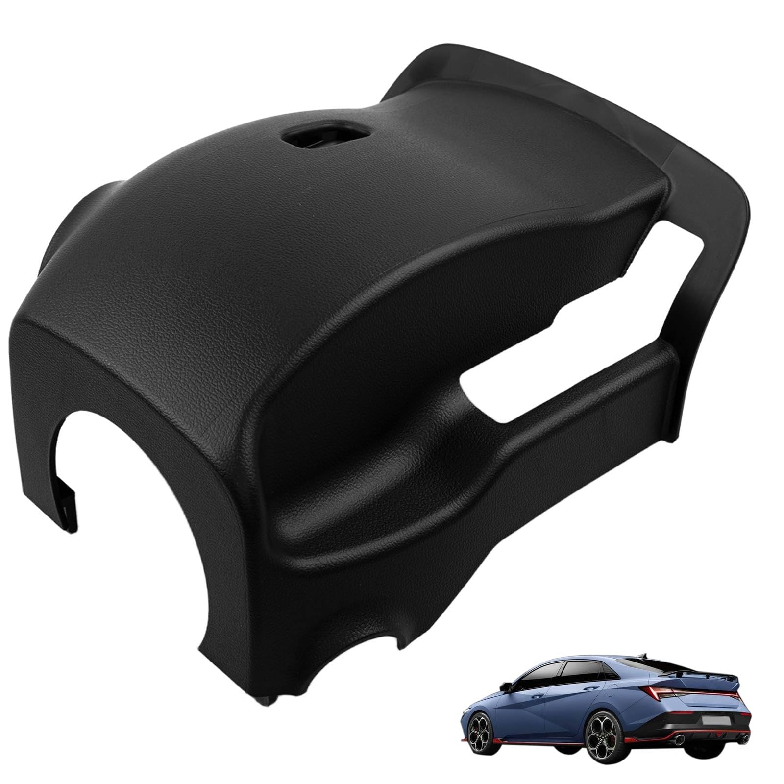 Steering Column Lower Cover For Hyundai Elantra 2017-2020 – Black Ignition Bezel With Key Hole