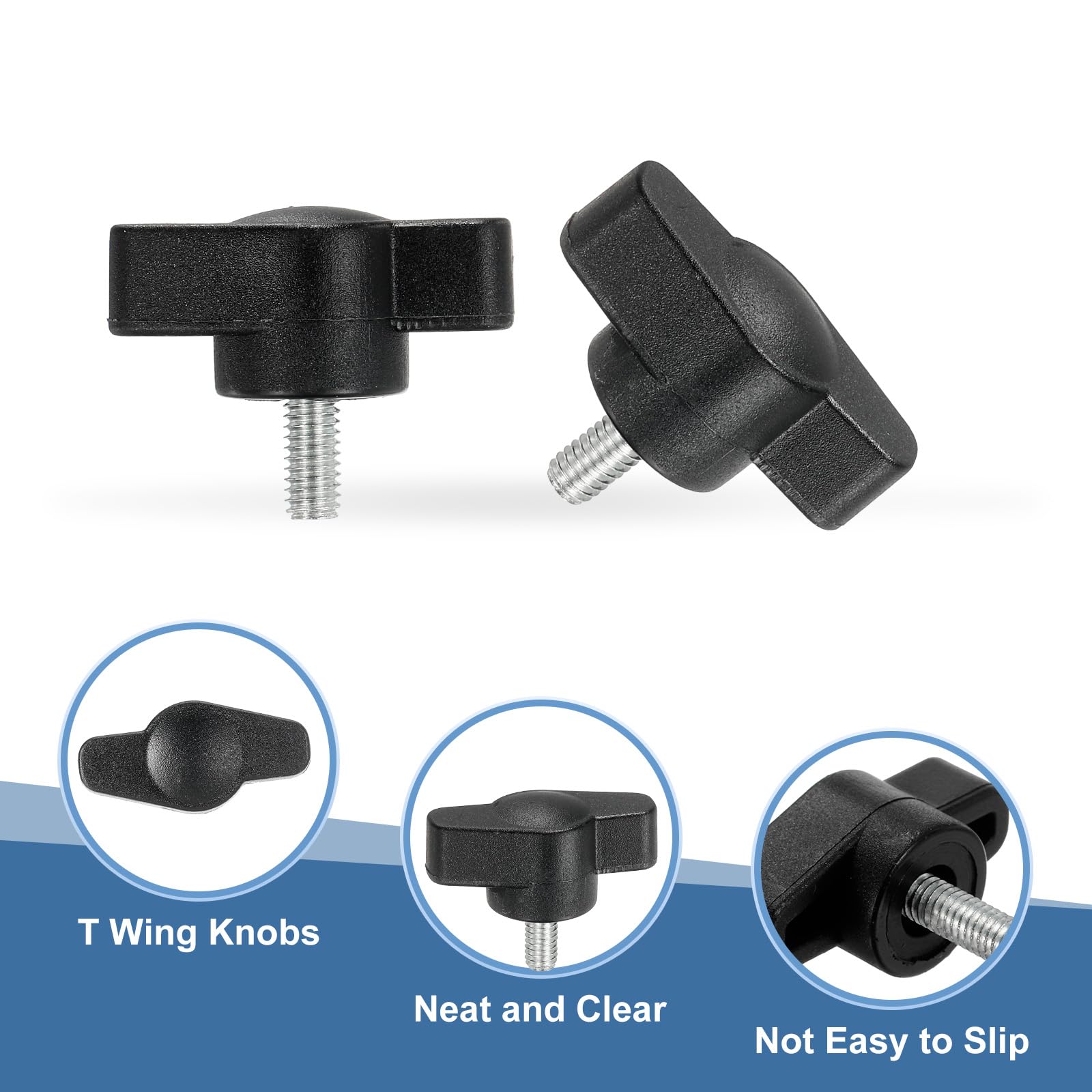 PATIKIL M4 x 8mm Tee Thumb Screws - Image 3