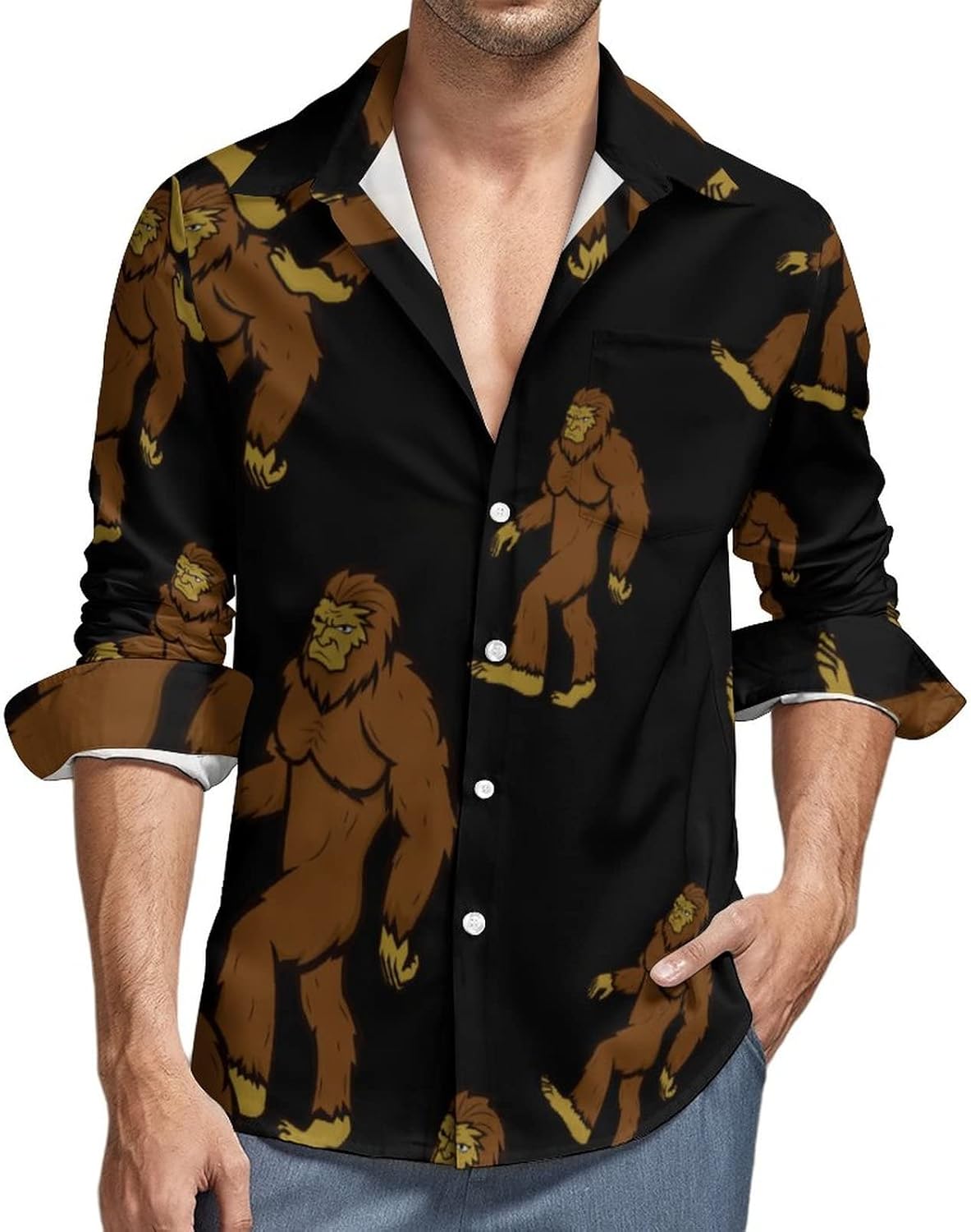bigfoot dress shirt
