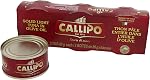 Callipo Canned Solid Light Tuna in Olive Oil, 3 Cans x 80g (240 Grams)