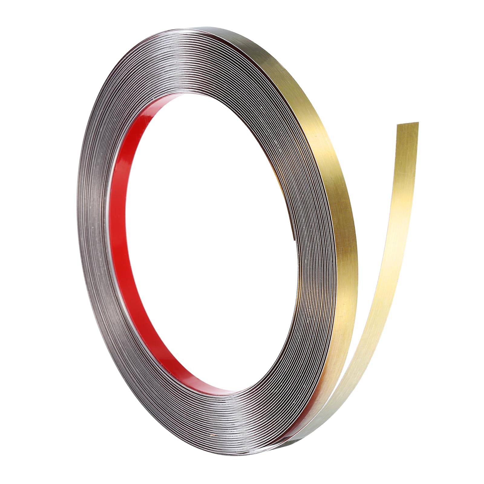 Moulure en acier inoxydable haut de gamme or brossé 10m pour finition de miroir