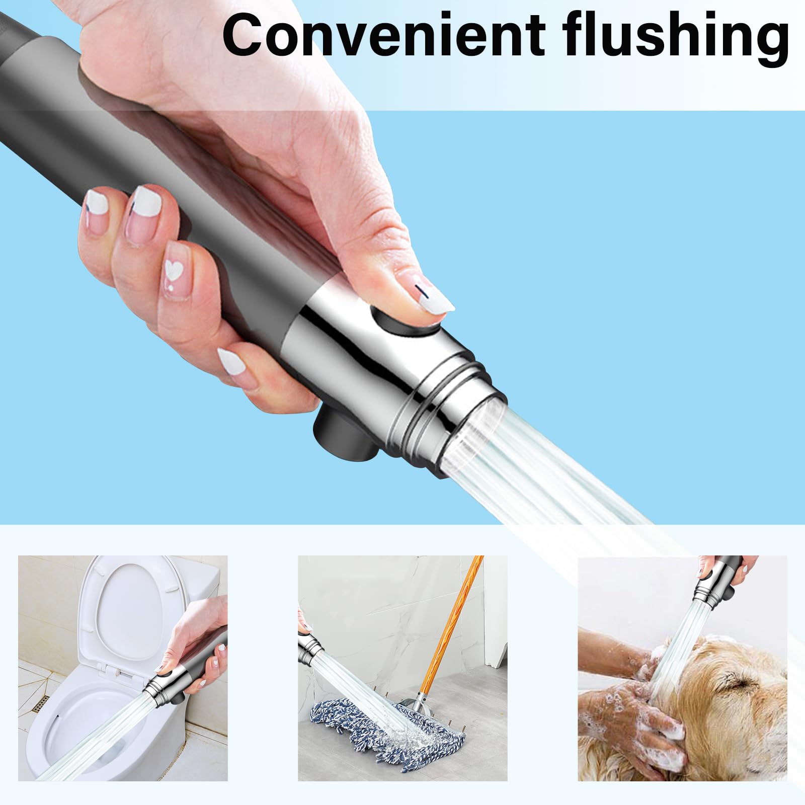 Soffione Doccia Anticalcare Doccia Soffione Doccia Risparmio Idrico con filtro