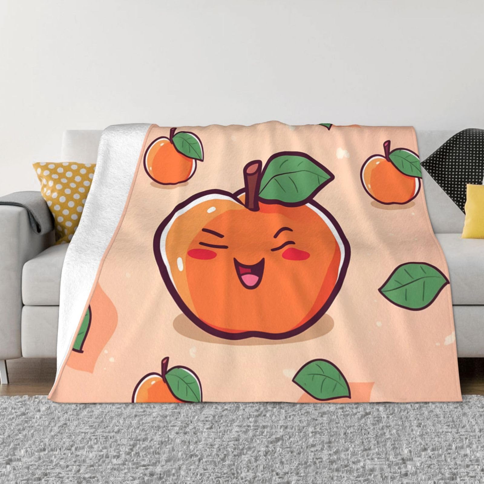 Couverture micro polaire 152x127 cm plaid chaud canapé lit