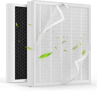 2-Pack H7124 Replacement Filter for GoveeLife H7124 & H712C Smart Air Purifiers, Part # H7124-RF and H712C-RF