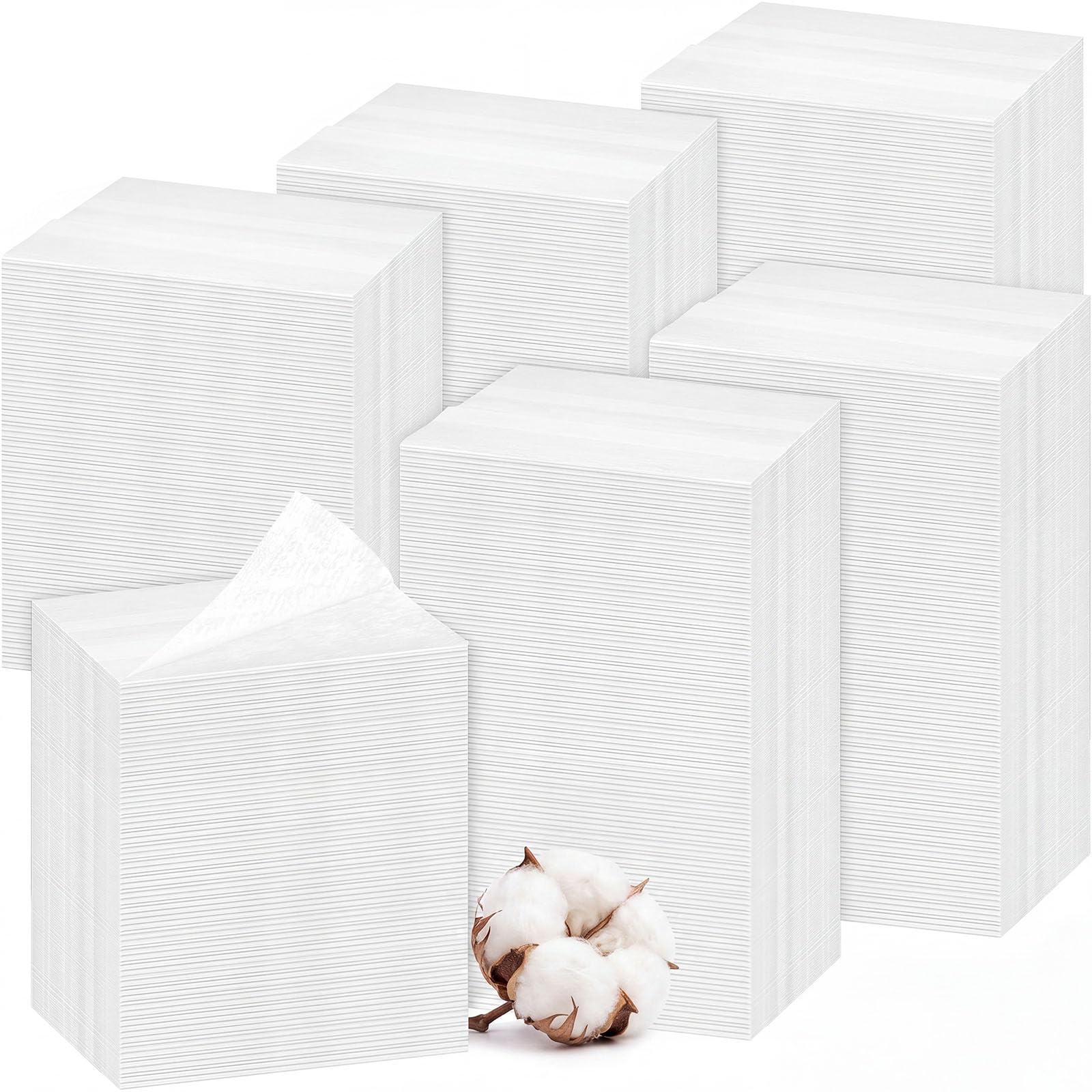 600 Count Dryer Sheets Bulk Fabric Softener Fresh Cotton Scent Dryer Sheets Naturally Softens and Removes Static Cling, Ideal for Large Households, Sensitive Skin