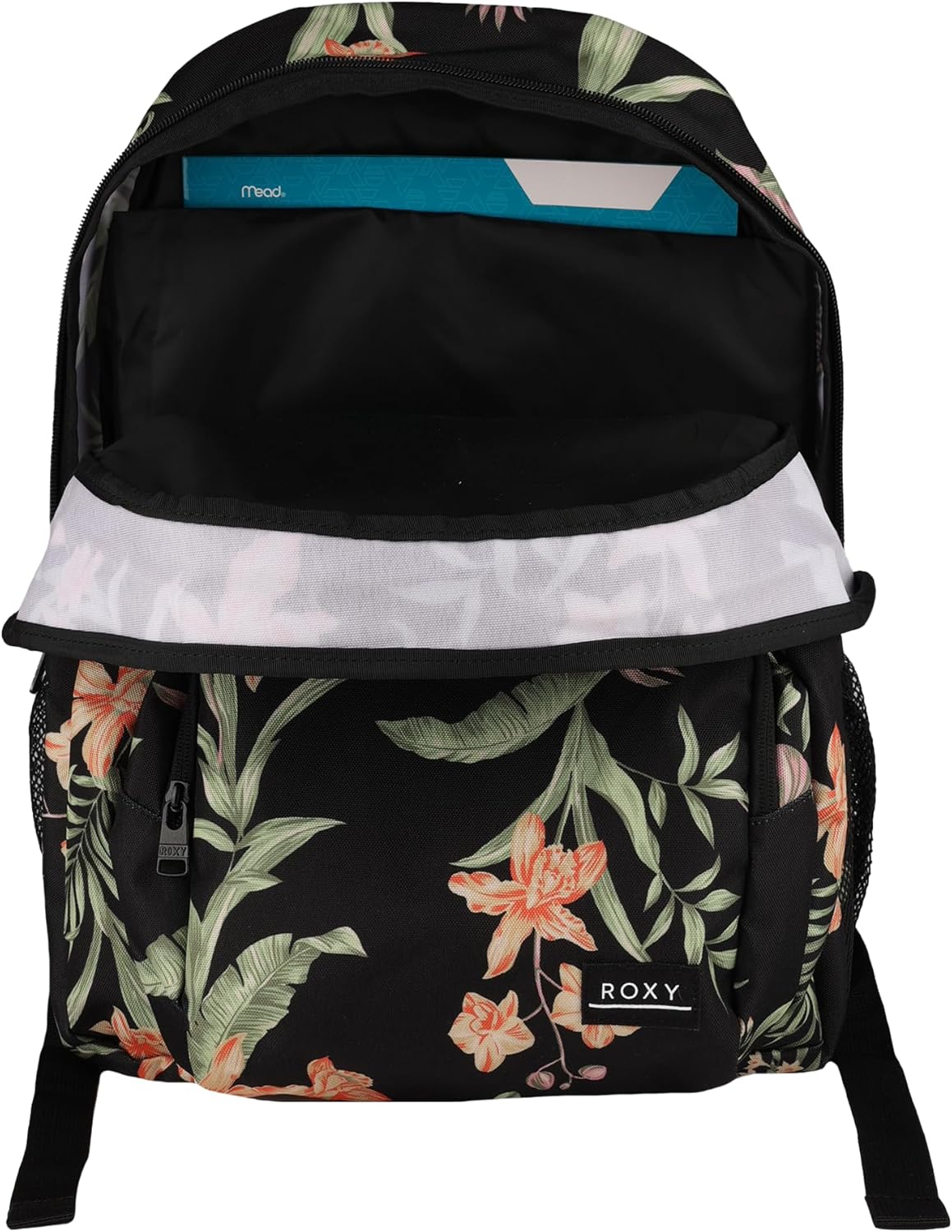 Roxy Women's Shadow Swell Backpack | Travel | Everyday Carry | Work | Gym | 21L | Recycled Polyester, Anthracite Island Escape - Image 5