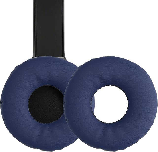 kwmobile Replacement Ear Pads Compatible with Sony WH-CH510 - Earpads Set for Headphones - Blue
