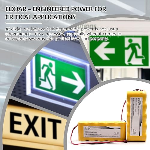 Miniatura 5 de Paquete de 2 baterías NI-CD de 6 V 2200 mAh de repuesto para OSA039 Sure-Lite 026-139 Beghelli 026139 026-139-SP SL TEIG T26000139 17934-P