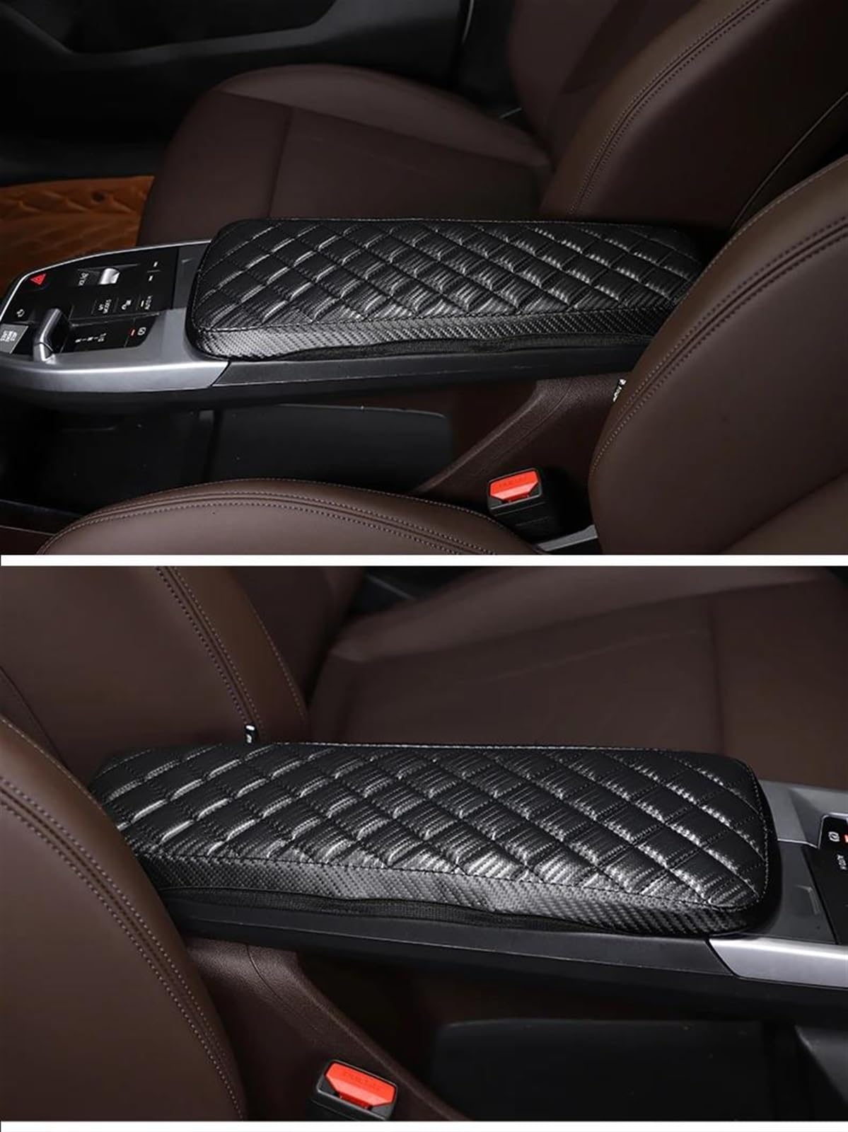 Auto Innen Armlehne Box Schutzhülle Leder Zentrale Konsole Abdeckung Zubehör Für X1 U11 2023 2024(Style A - leather)