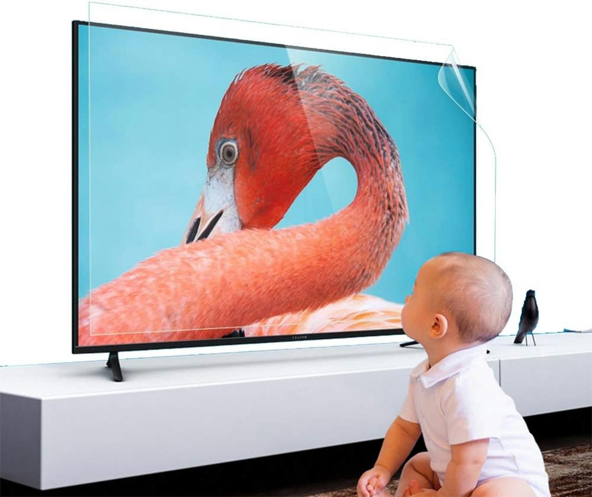 Pełnowymiarowa folia ochronna na ekran z filtrem przeciw niebieskiemu światłu, folia ochronna na oczy, współczynnik antyrefleksu do 90%, łagodzi zmęczenie oczu ，32 inch 704 * 395mm