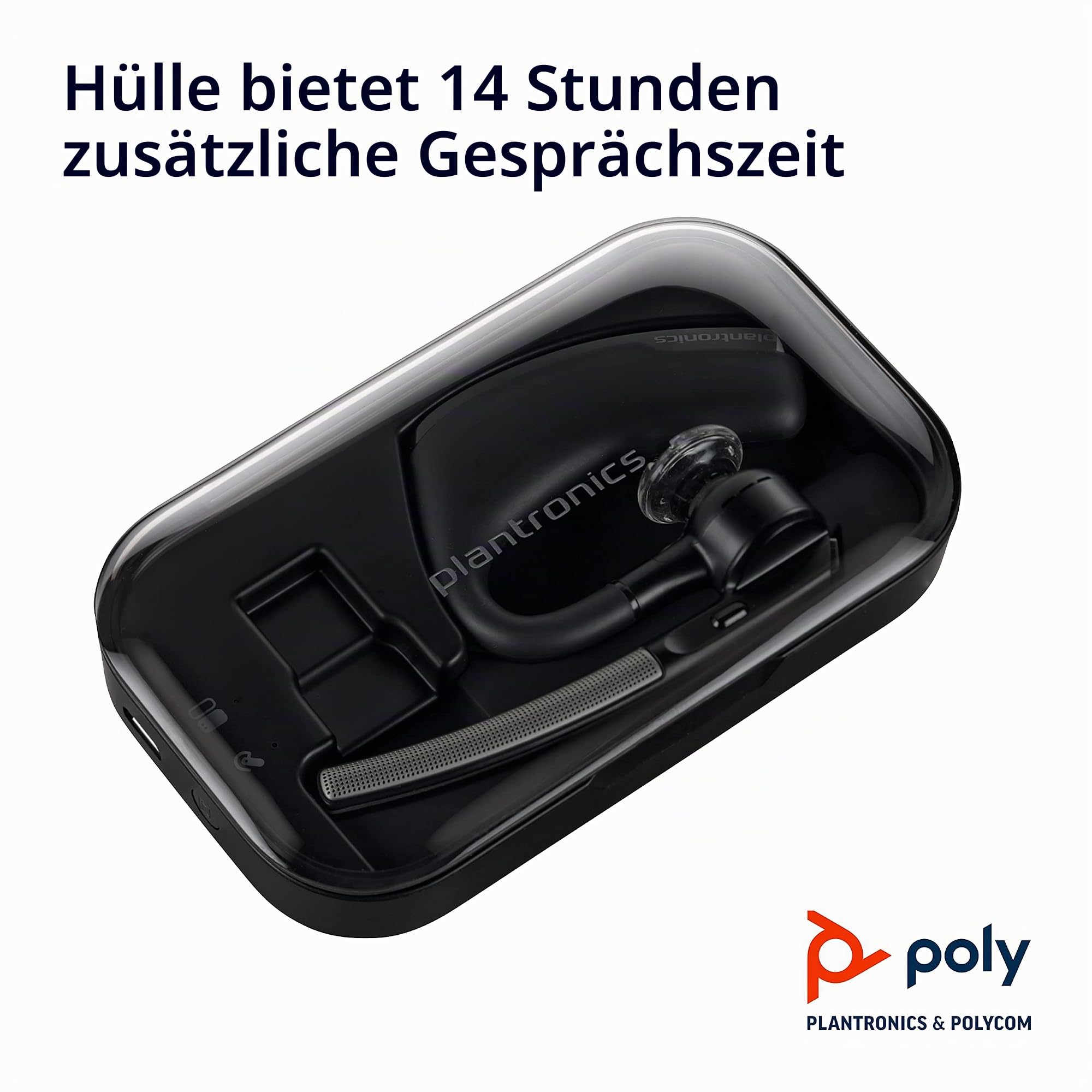 Plantronics Voyager Legend Bluetooth Headset Schwarz Ladehülle
