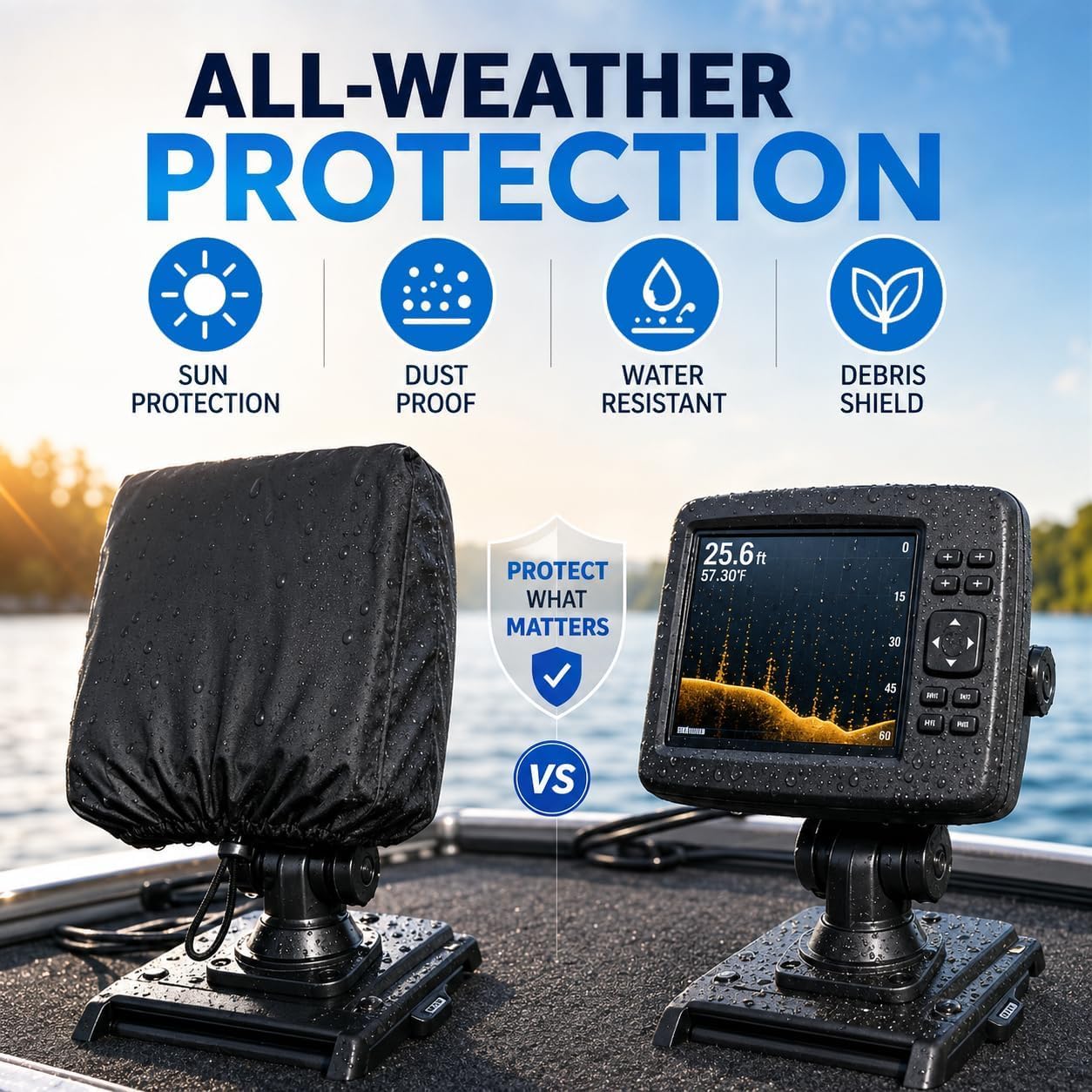Fischfinder-Displayhaube für Raymarine Dragonfly 7 Pro