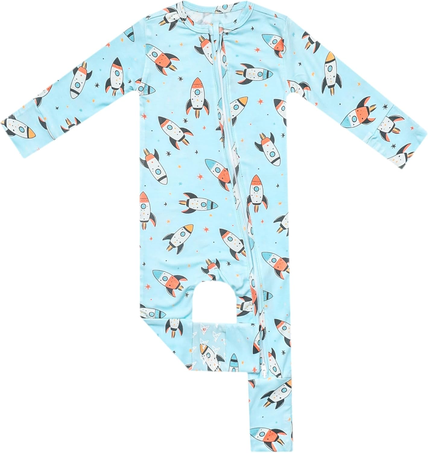 Copper Pearl, Zip-up Footie, Space Sky