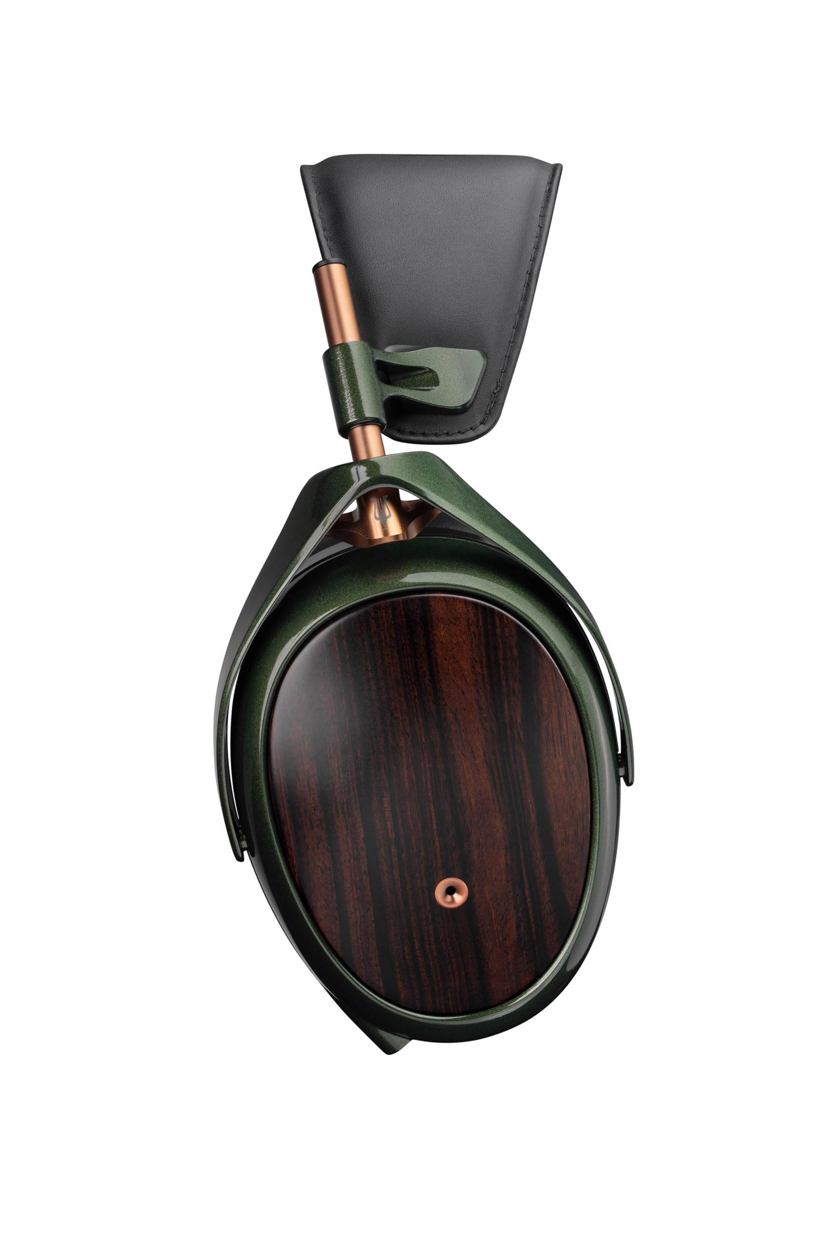 MEZE Audio Strada | Auriculares dinámicos con cable para audiófilos | Auriculares dinámicos de madera de ébano Macassar | Almohadillas magnéticas desmontables | 2 cables OFC trenzados incluidos