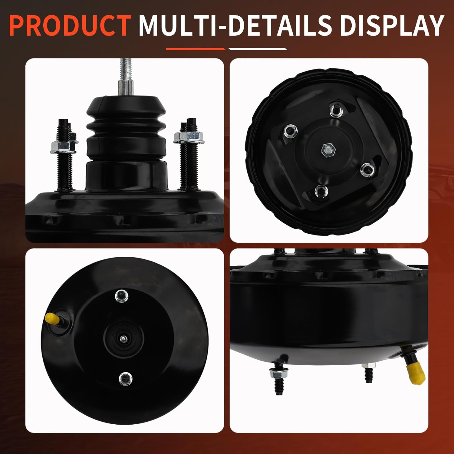 DRIVESTAR 53-5412 Power Brake Booster without Master Cylinder, fit 1988-1993 for Honda Civic/ 1993-1997 for Civic del Sol/ 1988-1991 for CRX, replace for 46400SH3A02, 46400SR3003