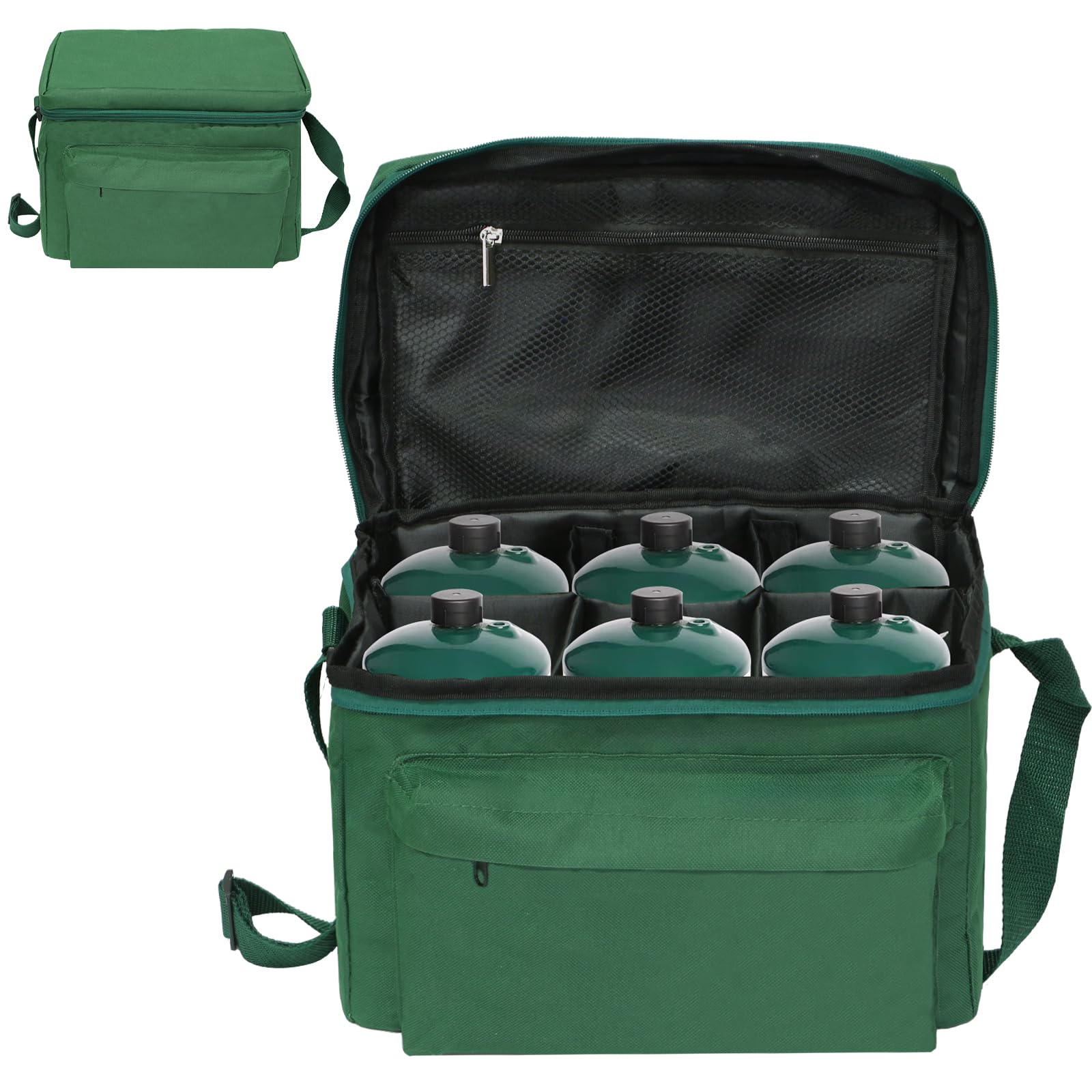 MEFUN Upgraded 1LB Propane Tank Storage Bag Holds 6 Pcs - gas supply | Mubboo