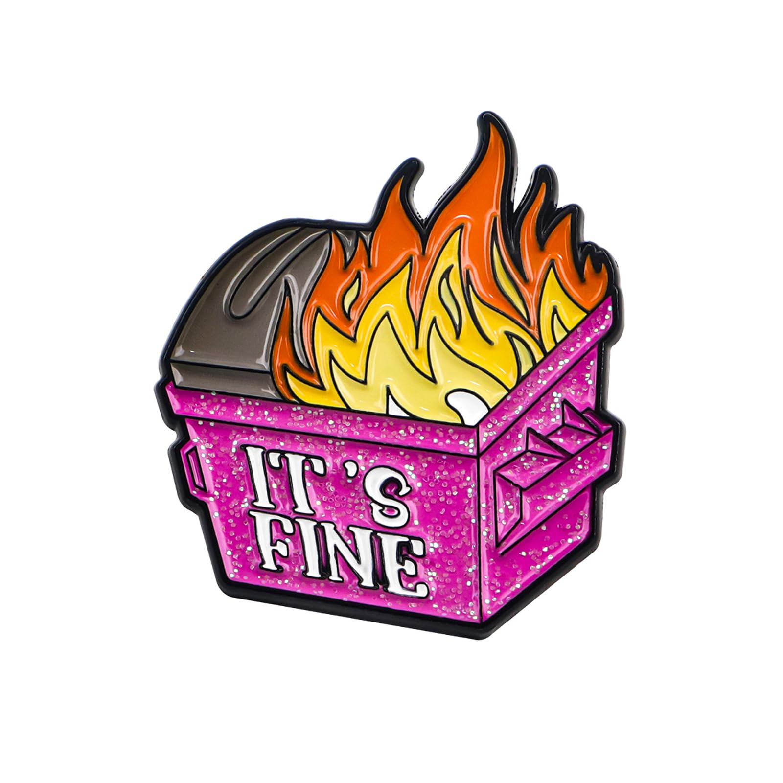 Cute Enamel Pins Cartoon Lapel Pin Brooch Badge for Backpack Jackets Funny Tiger Pins for Gift Anime Enamel Pin for Clothing Hat Decoration