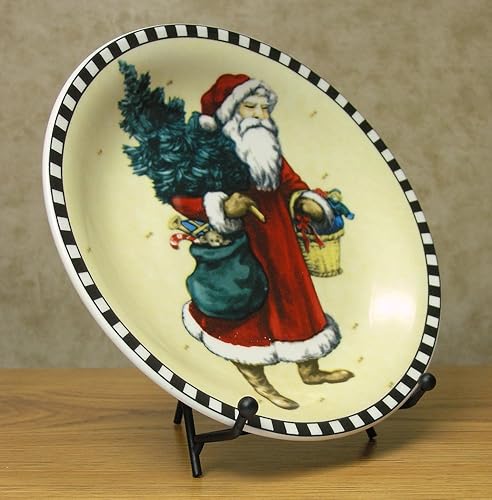 Miniatura 8 de Soportes de exhibición de caballete de metal negro, paquete de 3 caballetes, cada uno mide 6 pulgadas de alto x 6 pulgadas de ancho