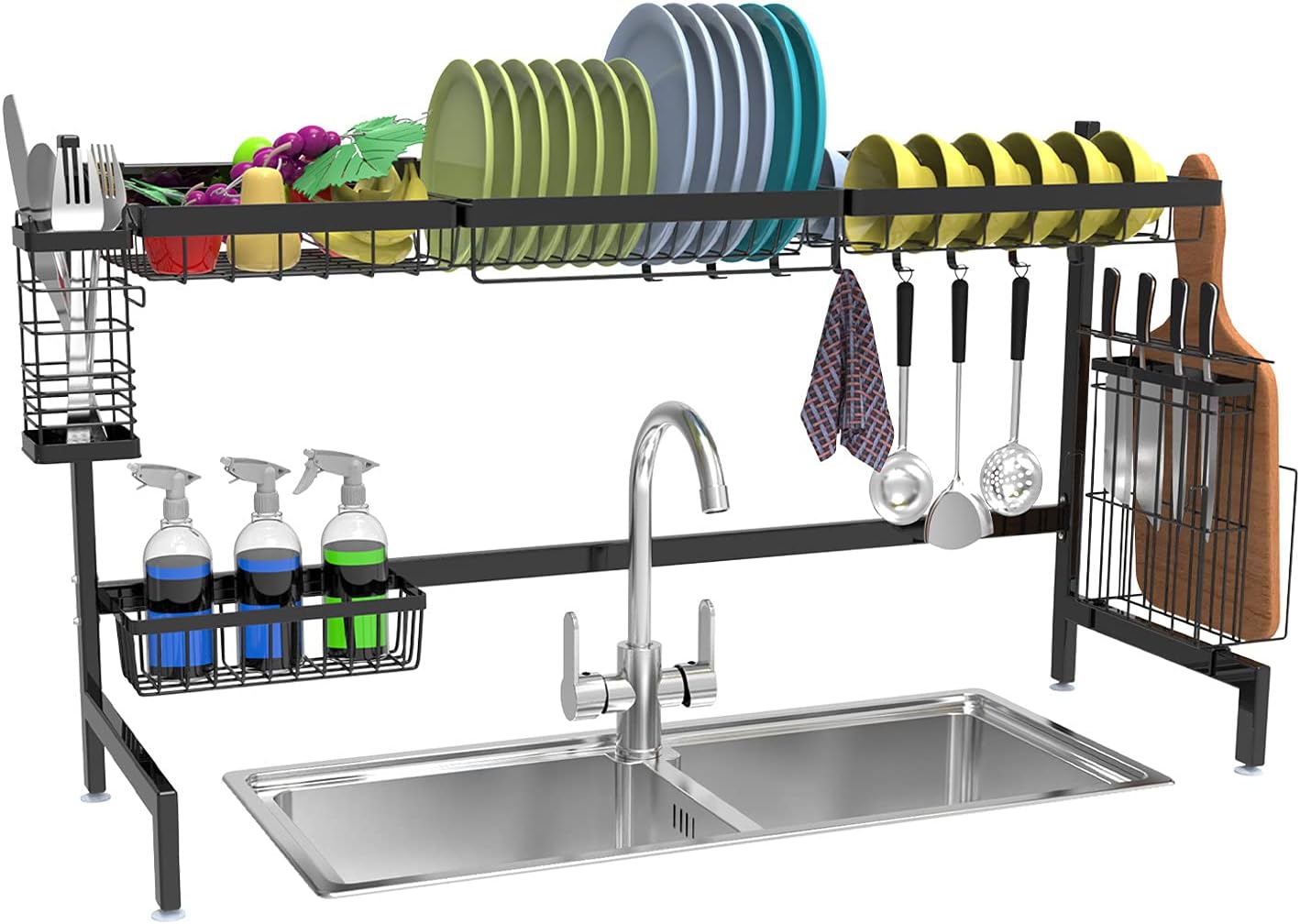 Buy Over The Sink Dish Drying Rack Large Dish Strainers Dish Dryer Rack