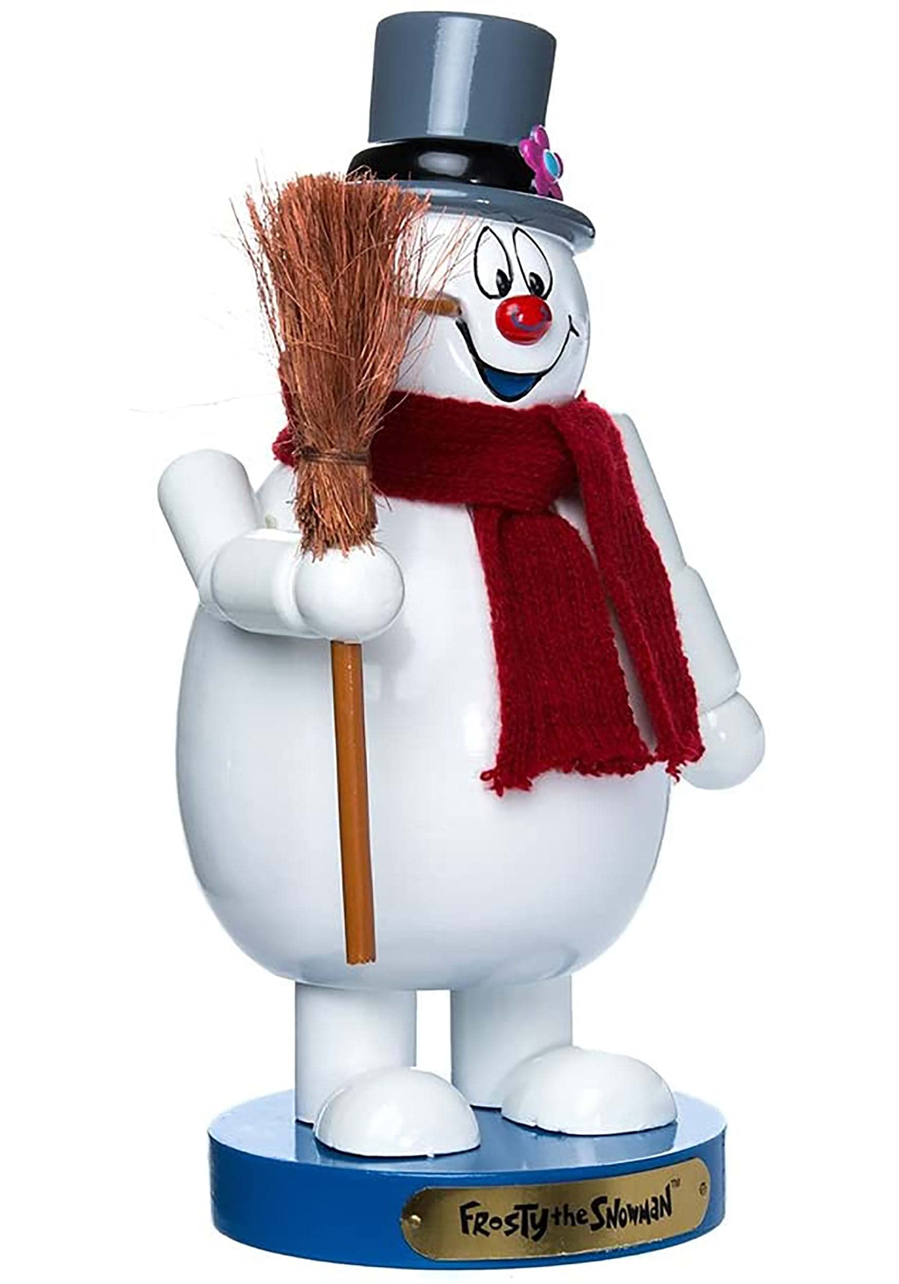 Amazon.com: Kurt Adler Wooden Frosty The Snowman Nutcracker, 10