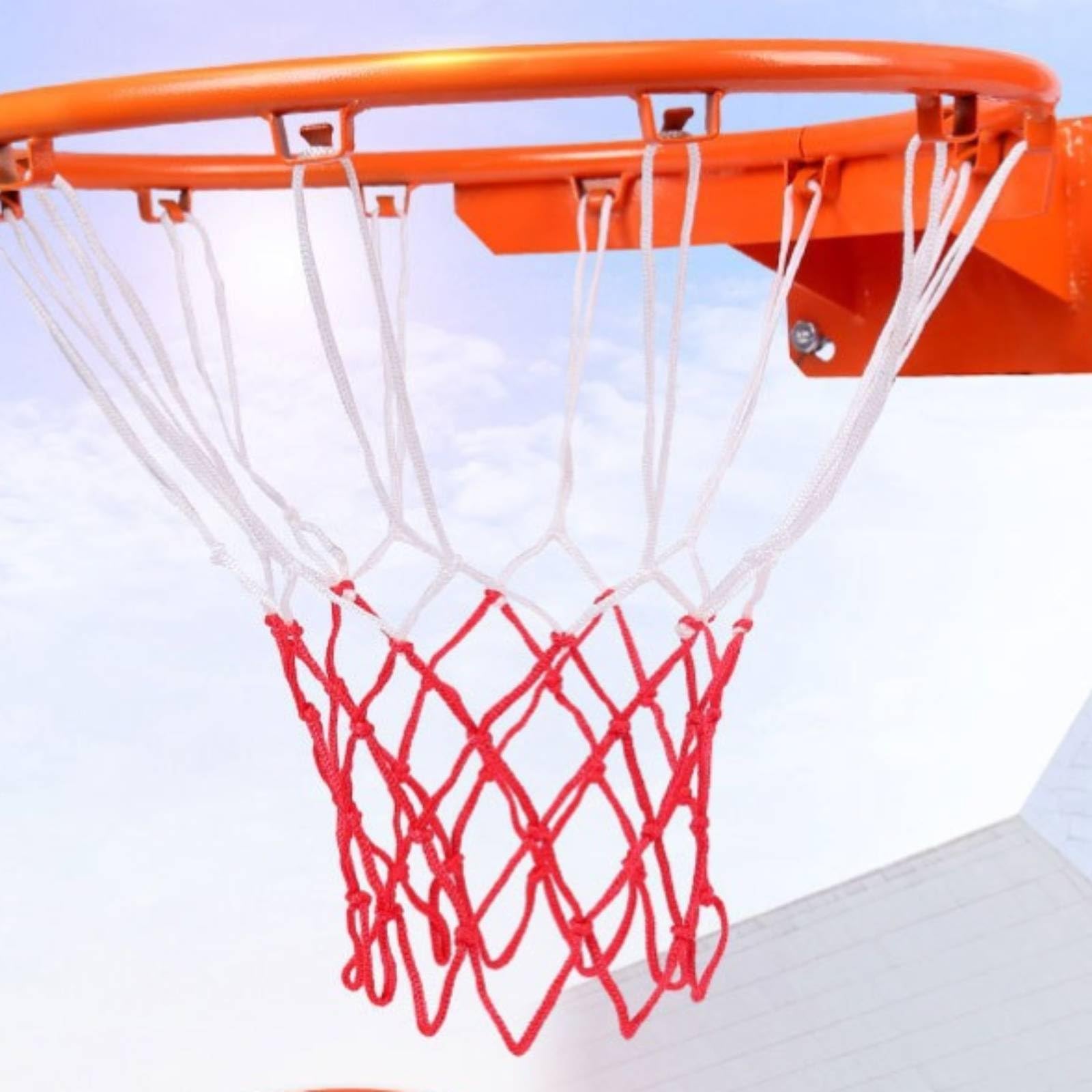 Baoblaze Canestro da Basket per Bambini Canestro Rete Tabellone Cerchio in Acciaio Cavo Resistente per Allenamenti E Partite Molla Integrata per Assorbire