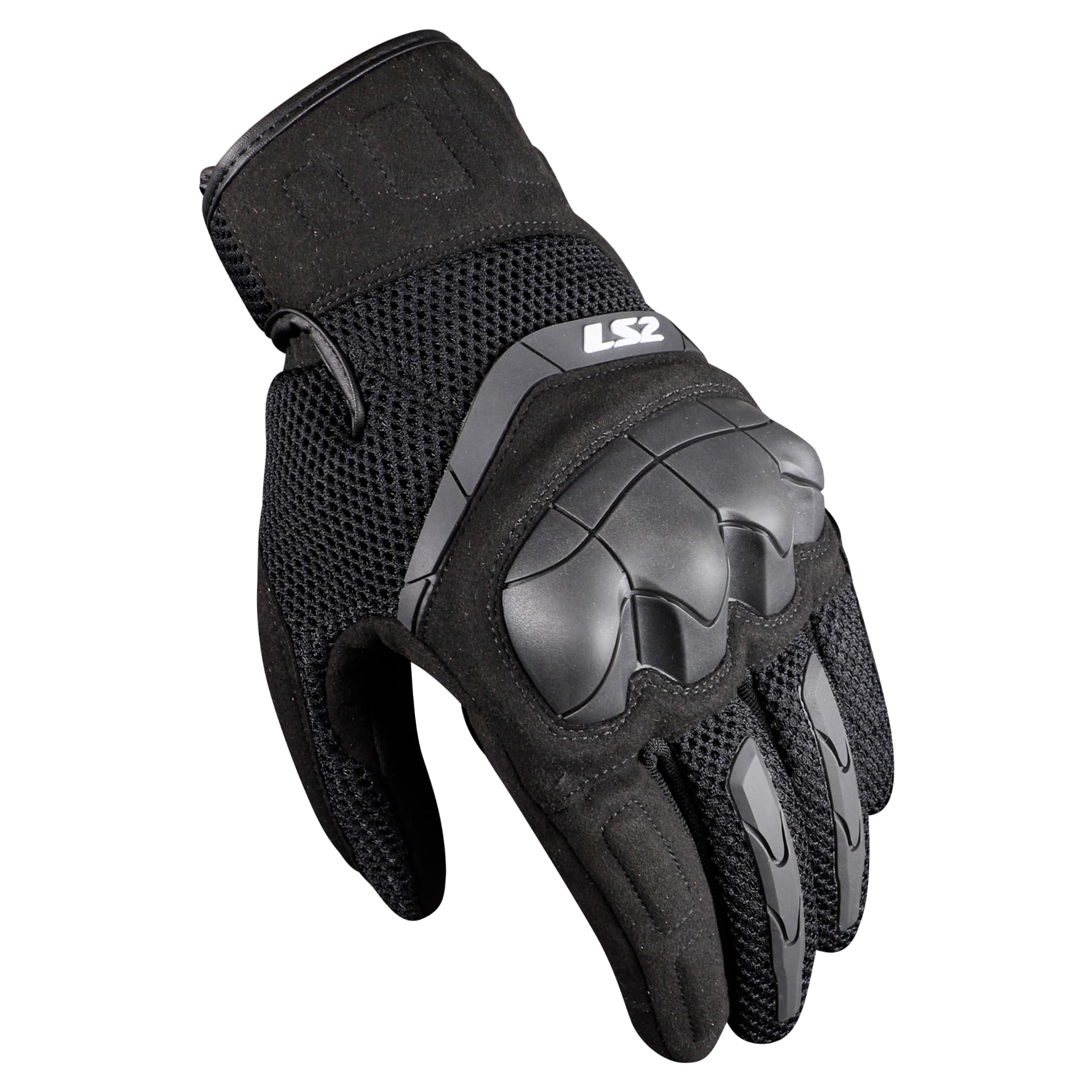 LS2 Kubra Handschuhe – Schwarz, Größe S