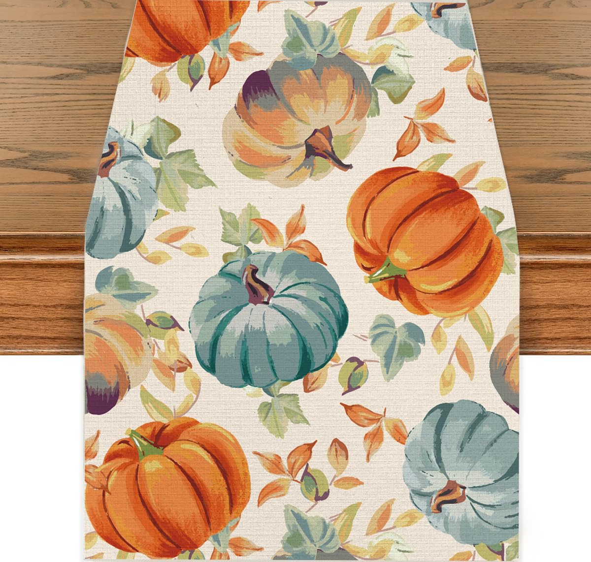 Fall Harvest Table Runner Pumpkin Table Runner Decorations Thanksgiving Table Runner