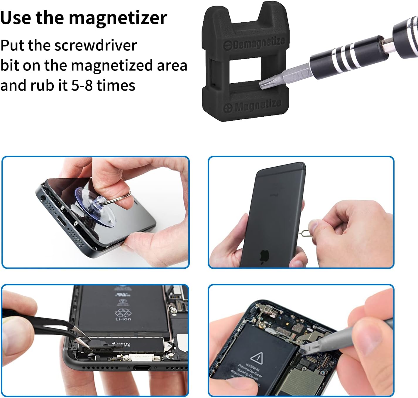 Computer Repair Tool Kit, Laptop Opening Tool, 139 in 1 Professional PC Repair Tool with 98 Bit, Magnetic Screwdriver Set Compatible for MacBook, PC, Tablet, iPhone, PS4, Xbox Controller