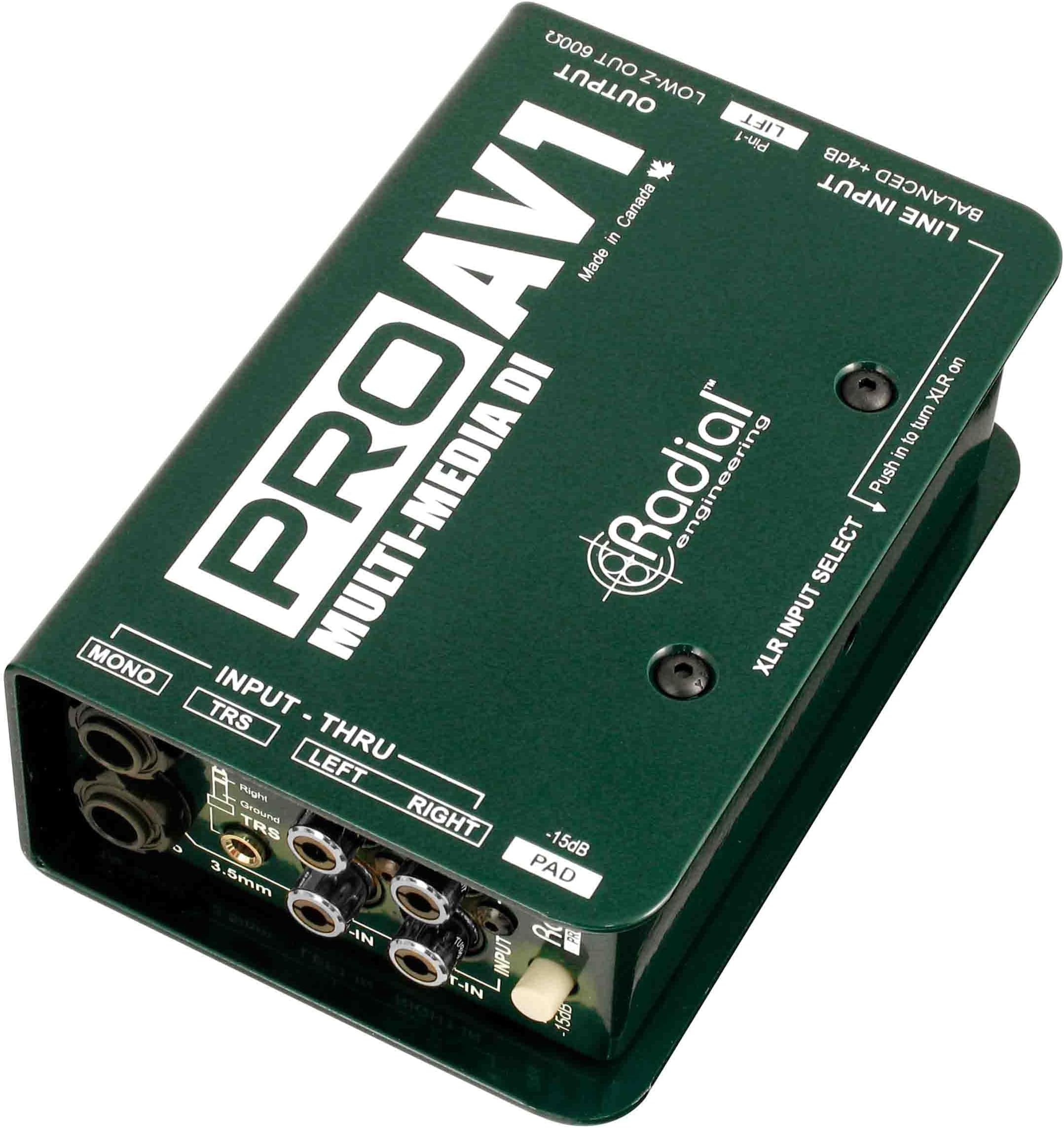 Radial Engineering R8001112 Pro AV1 Direct Box