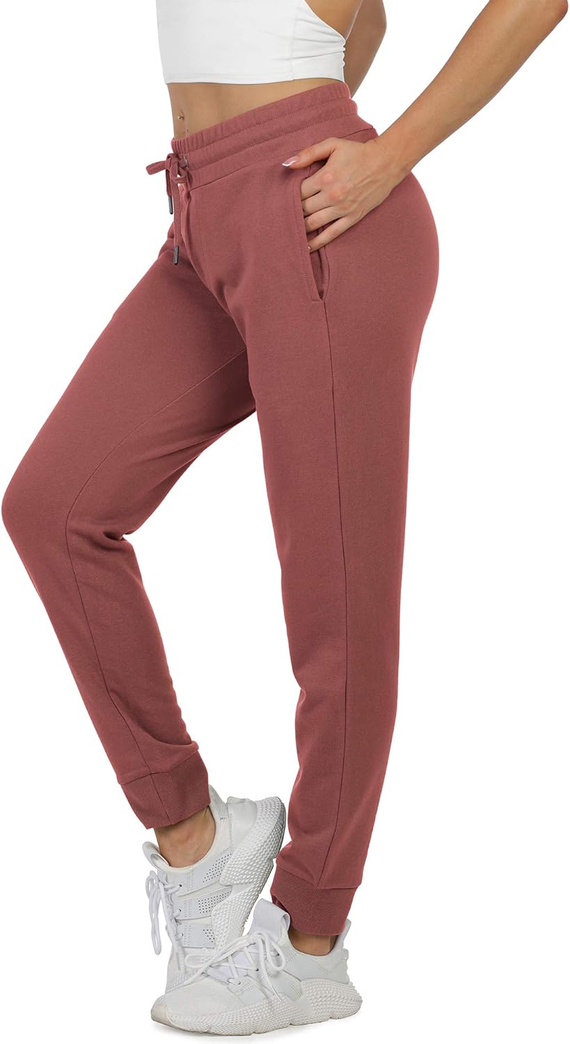 icyzone Women's Athletic Sweatpants Joggers with Pockets - Image 2