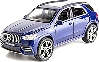 Vista 8 de GLE63S AMG Modelo de coche 1/32 de aleación fundido a presión coche de juguete con luz y sonido vehículo modelo para niños y niñas regalo (blanco)