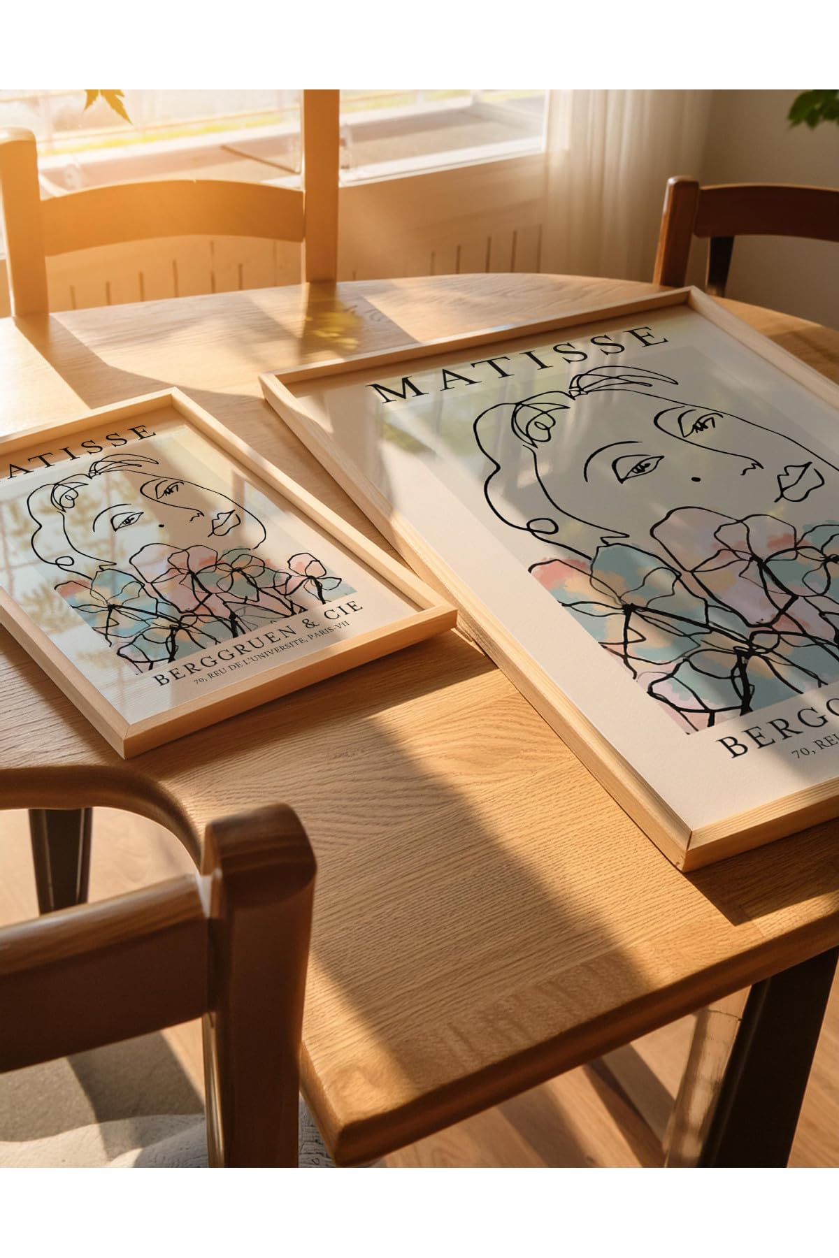 Fark Tanıtım Matisse Çerçevesiz Poster, Modern Dekoratif Çerçevesiz Poster, Tablo, Matisse-9, 50 x 70